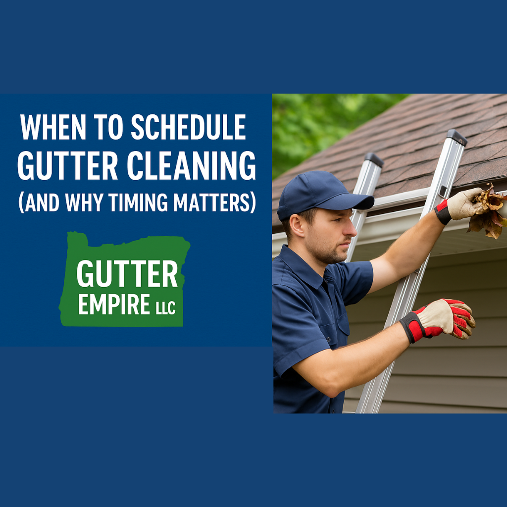 gutter cleaning Oregon, gutter maintenance Oregon, gutter repair Oregon, gutter replacement Oregon, professional gutter cleaning, gutter cleaning schedule, fall gutter cleaning, spring gutter cleaning, Oregon rain gutters, Gutter Empire Oregon