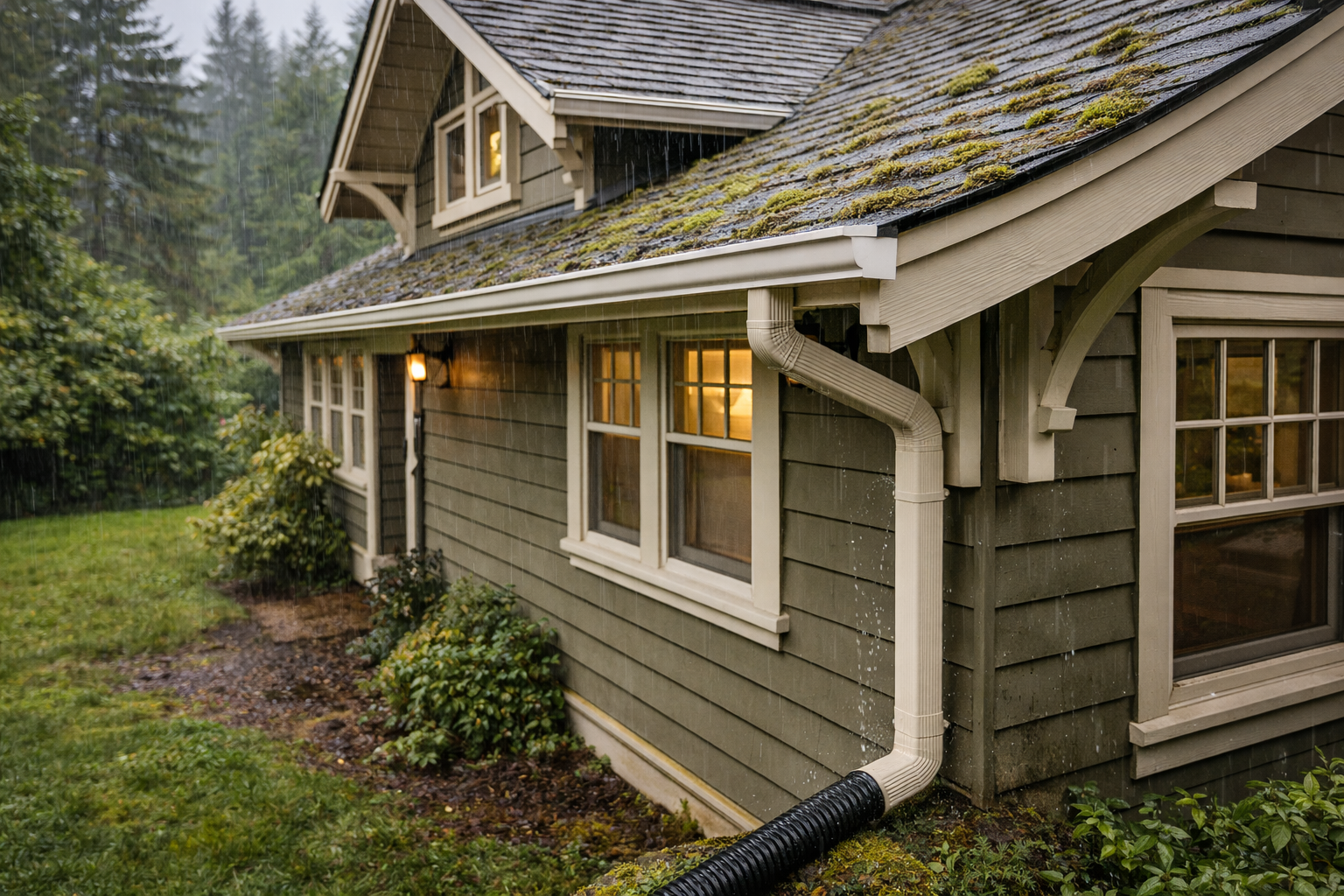 6 inch gutters, fascia repair, gutter empier oregon, gutter installation Oregon, gutter installers oregon, gutter replacement, historic home drainage, older homes Oregon, seamless gutter installation, seamless gutter installation oregon